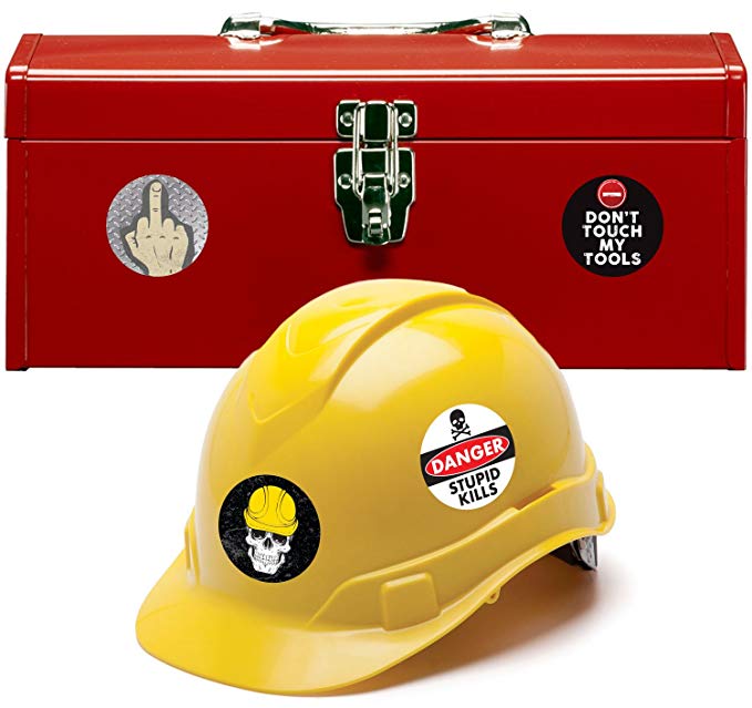 Dallas Cowboy Sugar Skull (STICKERS) - NFL Toolbox Hardhat