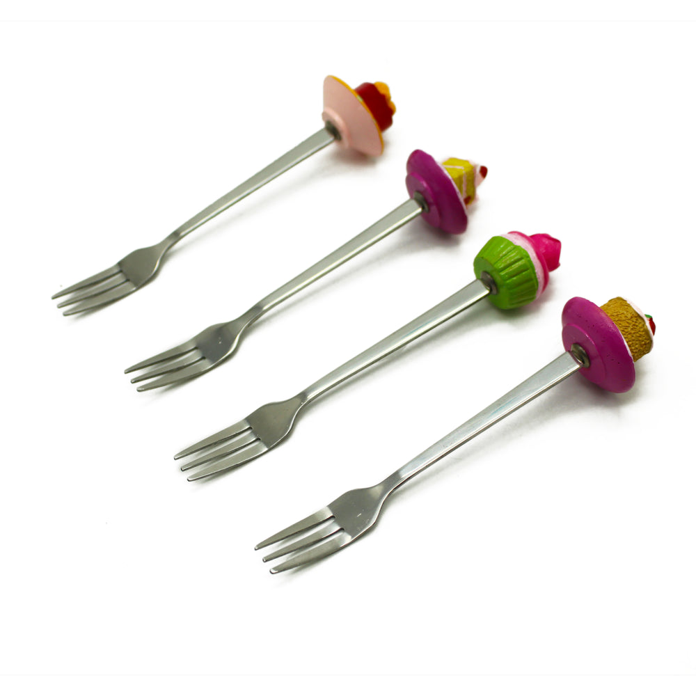 Tea Party Decorations | Stainless Steel Spoon and Fork Set